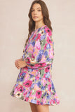 Orchid Floral Dress