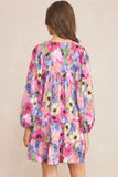 Orchid Floral Dress