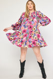 Orchid Floral Dress