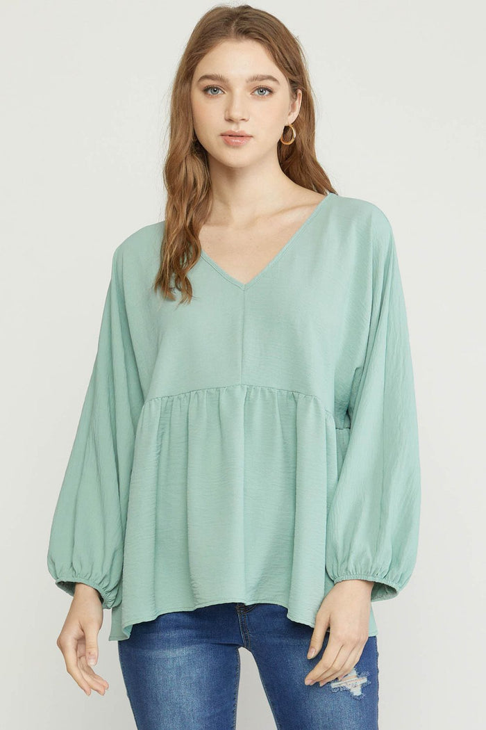 Entro Textured Babydoll Tunic