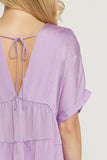 Double V Tiered Top, Lavender