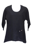 California Cotton Eve Tunic, Black