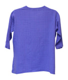 Dotty Gauze Cotton Ginger Tunic, Orchid