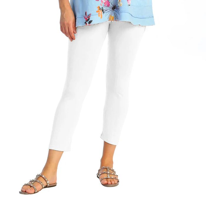 Jess & Jane Mineral Washed Cotton Legging Capri