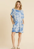 umgee  usa Ribbed Tie Dye Dress