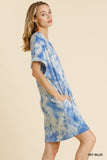 Ribbed Tie Dye Dress