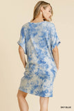 Ribbed Tie Dye Dress
