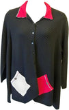 Shirt Collar Cardigan, Multi