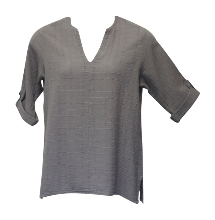 Ezze Wear Dotty Gauze Cotton Teah Tunic Top