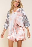 Paisley Mixed Print Top