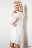 Peak of Lace Baby Doll Dress, Off White
