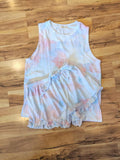 Vered Loungewear Shorts Set, Pink & Blue
