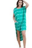 Tie Dye Oversize Pocket Dress, Jade