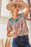 Savanna jane / andree by unit floral embroidered top