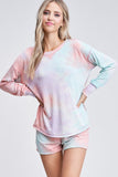 Tequilla Sunrise Tie Dye Shorts Set