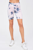 Starlet Tie Dye Shorts Set, Blush & Navy