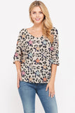 leopard & Stars knit top