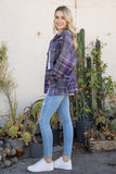 Purple Plaid Shacket