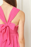 Square Neck Babydoll Top,  Pink