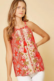 Andree by Unit savanne jane bandana Embroidered Tank Top