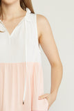 Colorblock Maxi Dress