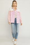 Colorblock Denim Jacket