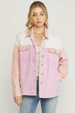 Entro Denim Colorblock Jacket
