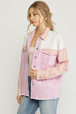 Colorblock Denim Jacket