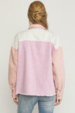 Colorblock Denim Jacket