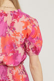 Floral Smocked Waist Dress