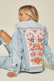 ANDREE BY UNIT / SAVANNA JANE EMBROIDERED DENIM JACKET