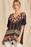 Andree by unit / Savanna Jane Embroidered Scallop Top