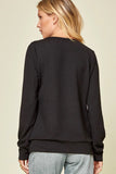 Floral Embroidered Pullover