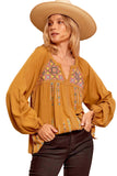 andree by unit savanna jane Embroidered Lace Top