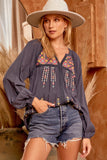 andree by unit savanna jane Embroidered Lace Top