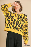 Wild Leopard Top, Yellow