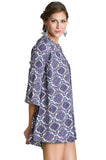 Quatrefoil Keyhole Dress, Berry