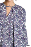 Quatrefoil Keyhole Dress, Berry
