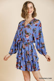 Floral Tiered Ruffle Hem Dress, Peri