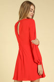 Start the Party Dress, Red