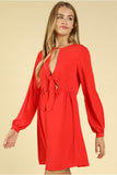 Start the Party Dress, Red