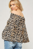 Wild Thing Leopard Top, Brown