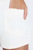 Be the Star High Waist Denim Shorts, White