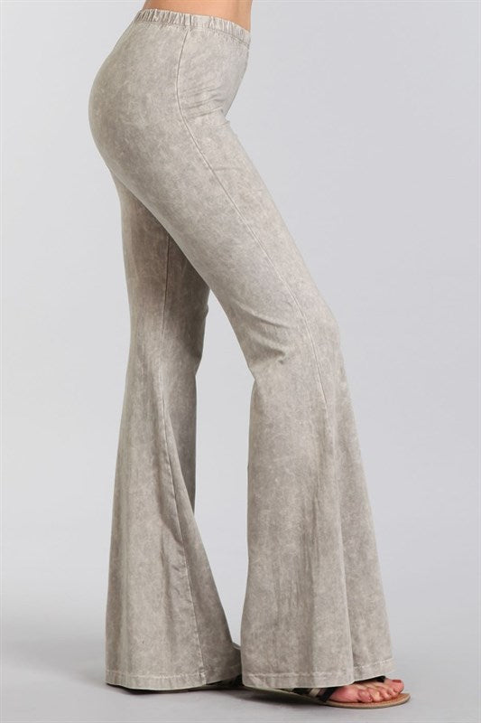 chatoyant bell bottom pants stone
