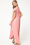 Everyday Pocket Maxi Dress, Dusty Rose