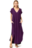entro everyday maxi dress plum