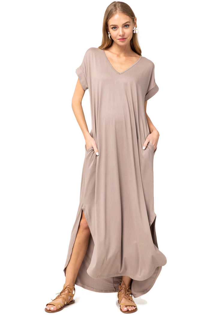 entro everyday pocket maxi dress