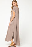 Everyday Pocket Maxi Dress, Shitake
