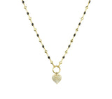 Mariana Crystal Moonlight Swarovski Crystal Heart Necklace