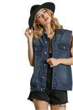 Fringe Denim Vest